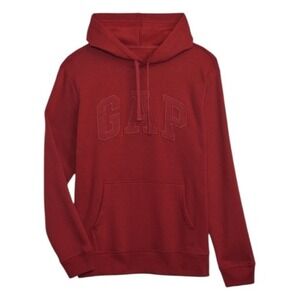 Gap Classic Vintage Soft  Logo Hoodie Sweatshirt Sun Dried Tomato‎ Red M